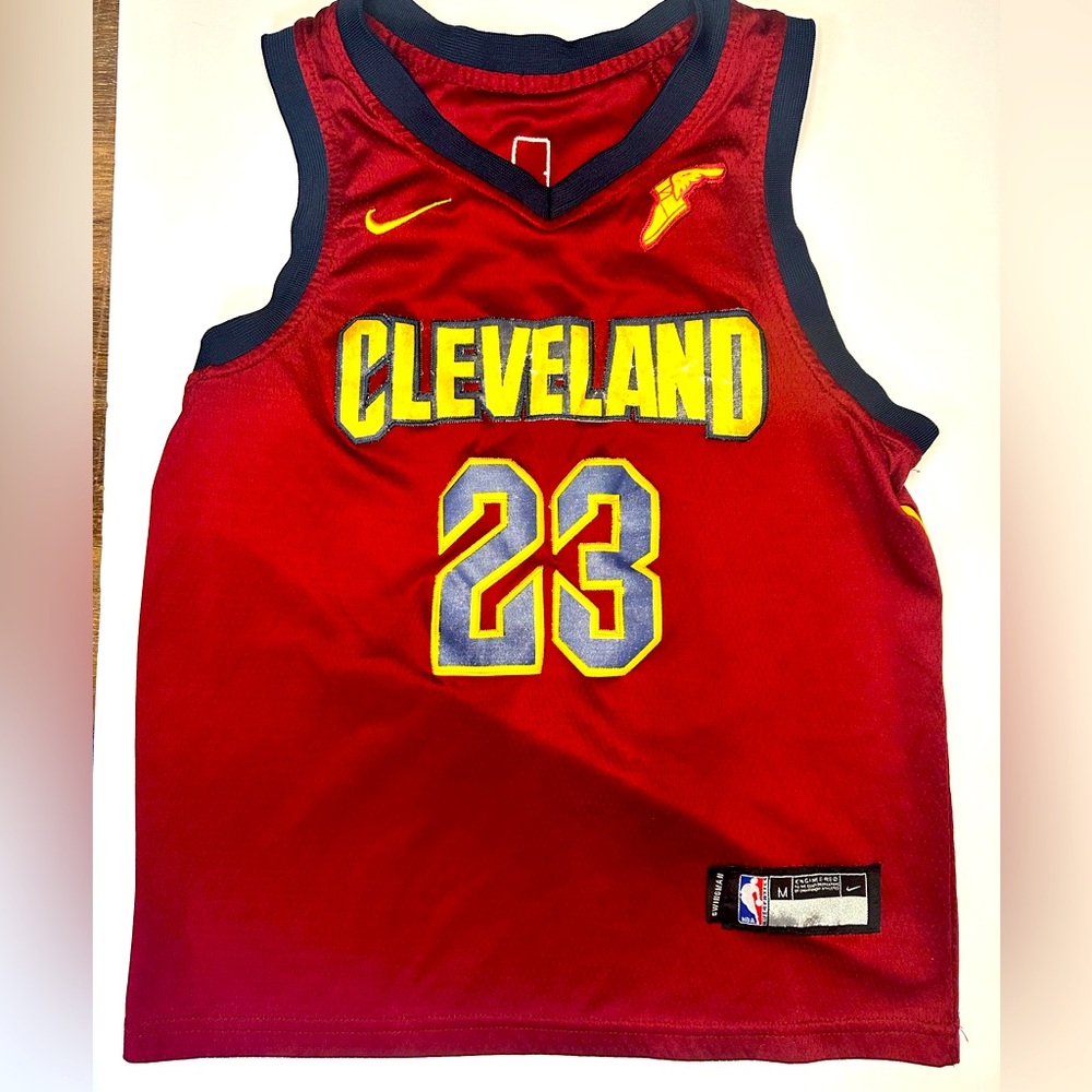 Nike Swingman Cleveland Cavaliers LeBron James Jersey Size Medium See Pics Used